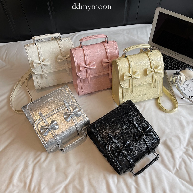 This Year's Trend Butterfly for Women 2025 New Simple Casual Stylish College Style Handheld Small Backpack ddmymoon