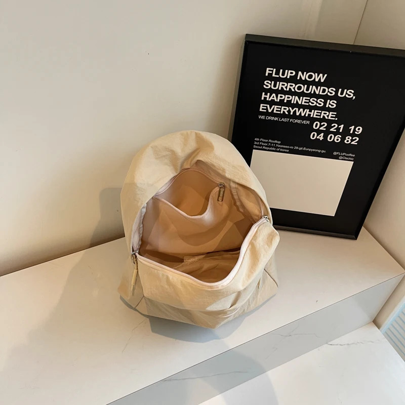 Lightweight nylon cloth backpack for women versatile travel casual mommy bag suitable girls col 250811