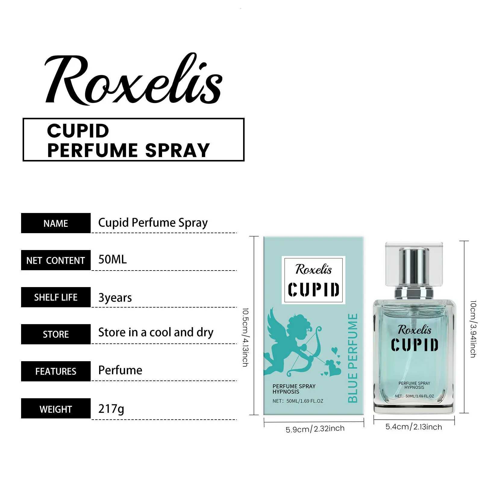 50ml Roxelis Pheromone Cupid Perfume Charming Lasting Fresh Fragrance Flirting For Dating Attraction Charming Cologne Perfume XJ250811