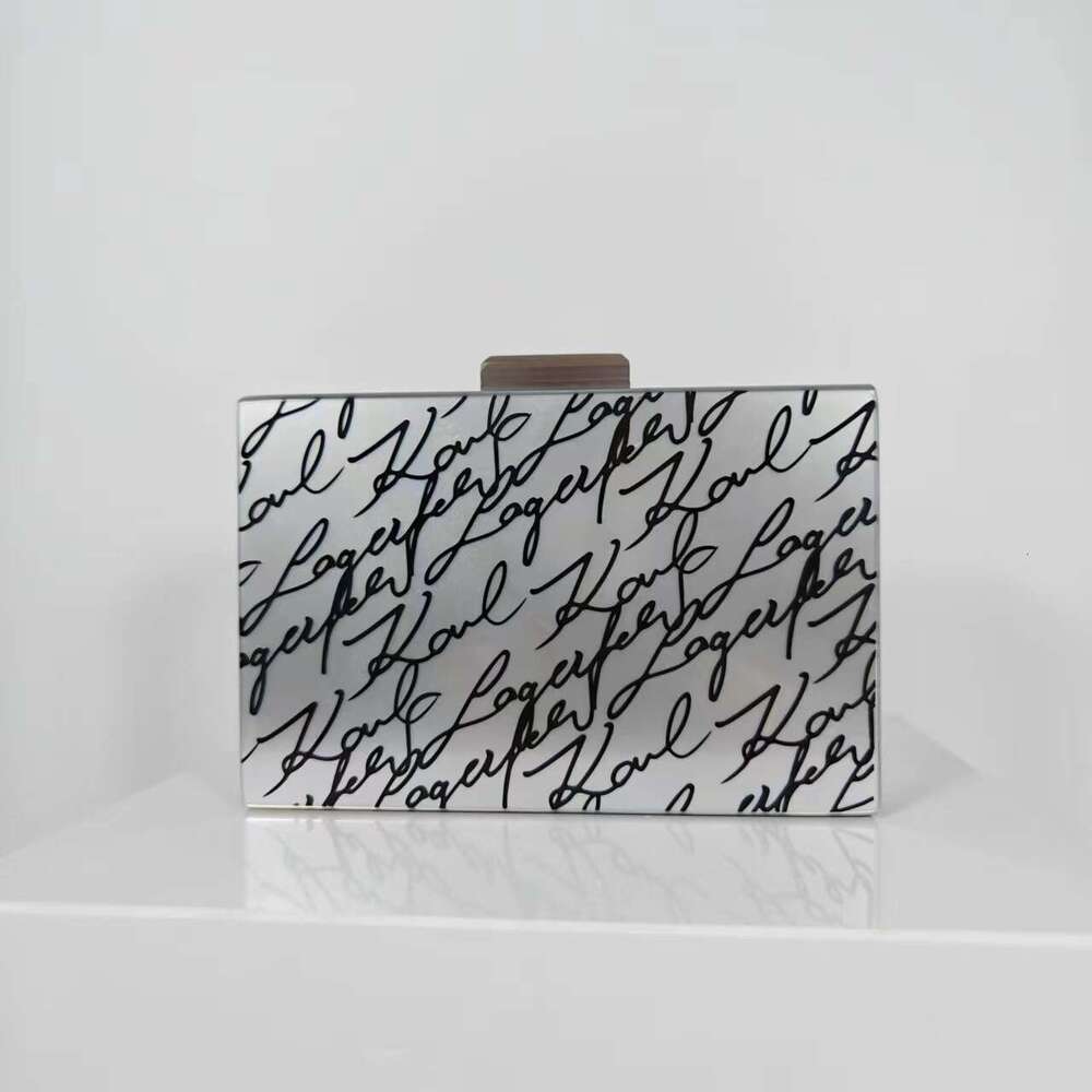 Women's New Acrylic Evening Single Shoulder Crossbody Wedding Banquet Clutch Chain Bag