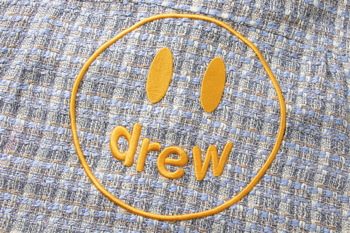 Drew House embroidery Men's Clothing high-end autumn and winter designer American retro print loose denim jacket