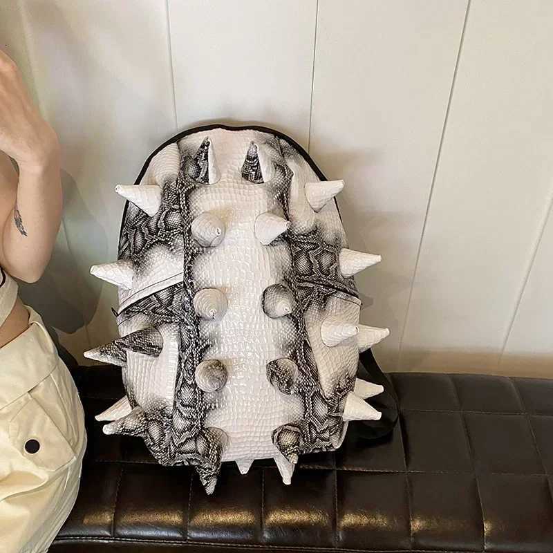 Fashion Hedgehog Shape PU Backpacks Large Capacity Backpacks 2025 High Quality New Style Unique Design Personality School Bags S2508011