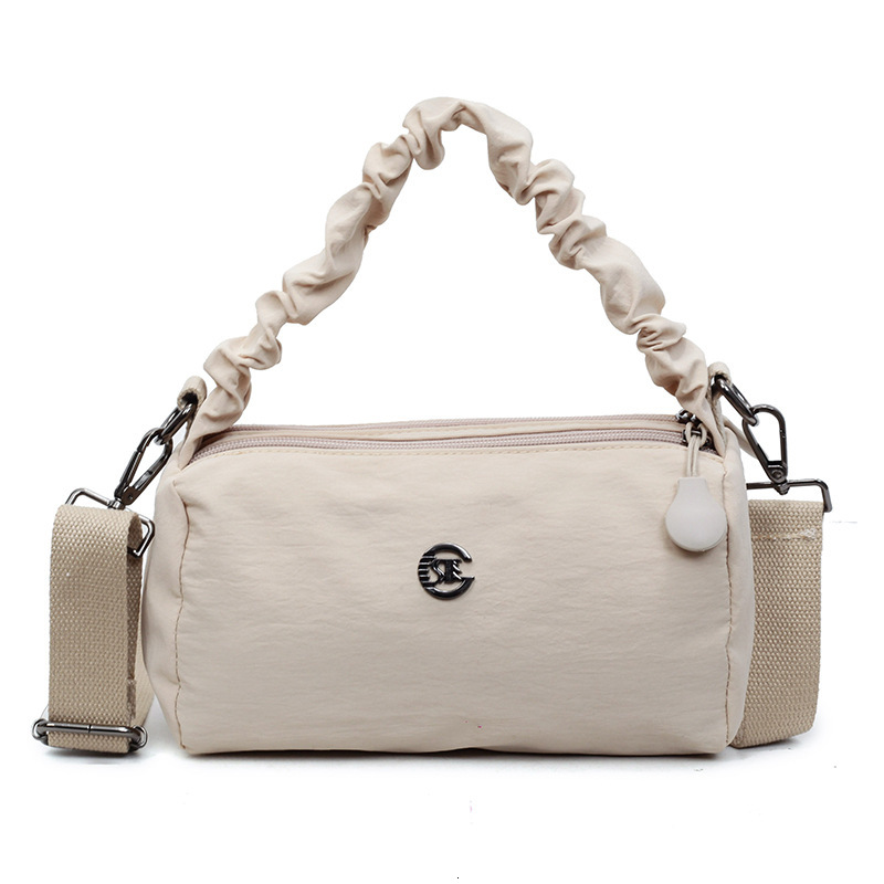Simple Oxford Cloth Handbag Stylish New Crossbody Women's Versatile Daily Shoulder Solid Color Small Bag ddmymoon