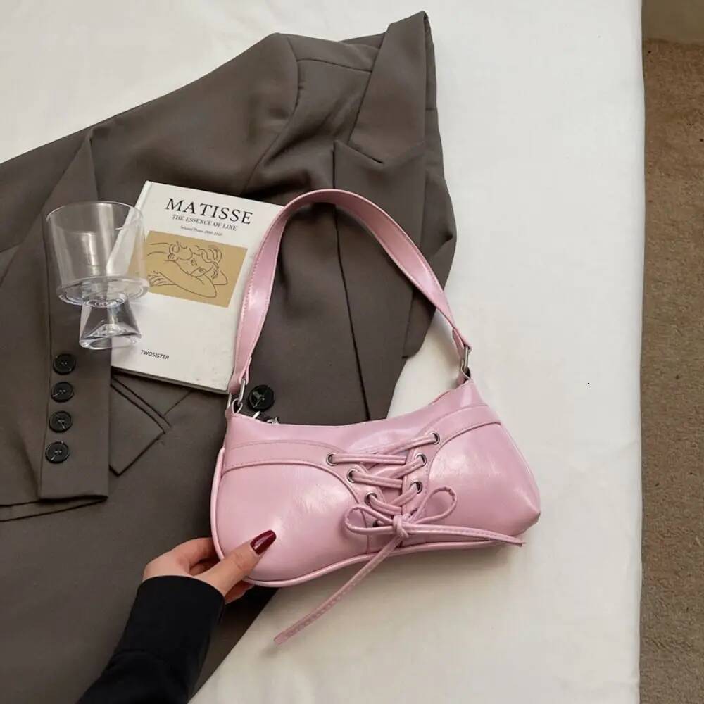 2025 Autumn New Fashion Bow women s Shoulder Bag Spicy Girl Armpit bag Bag PU Leather Women s Niche Handbag Autumn New Designer Bag Women s Crossbody 