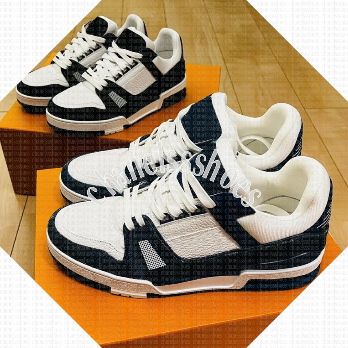 Designer shoes Embossed Sneaker white black luxurys Virgil Designer Casual Sports lvly Sneakes Trainers Womens Vintage Classic Mens Out of Office Sneaker 35-45