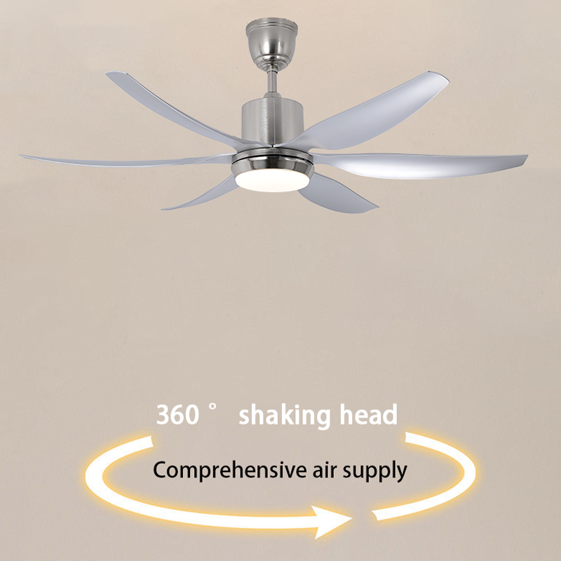 54 inches Gentle Breeze Ultra-Quiet Ceiling Fan Light Combination for Spacious Rooms-CF015T
