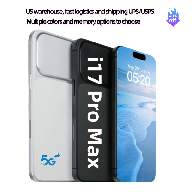 I15 i16 i17 Pro Max 5G phone unlocking 16GB+1TB smartphone LTE 10 core Android 6.9-inch screen facial recognition GPS 13 megapixel high-definition display