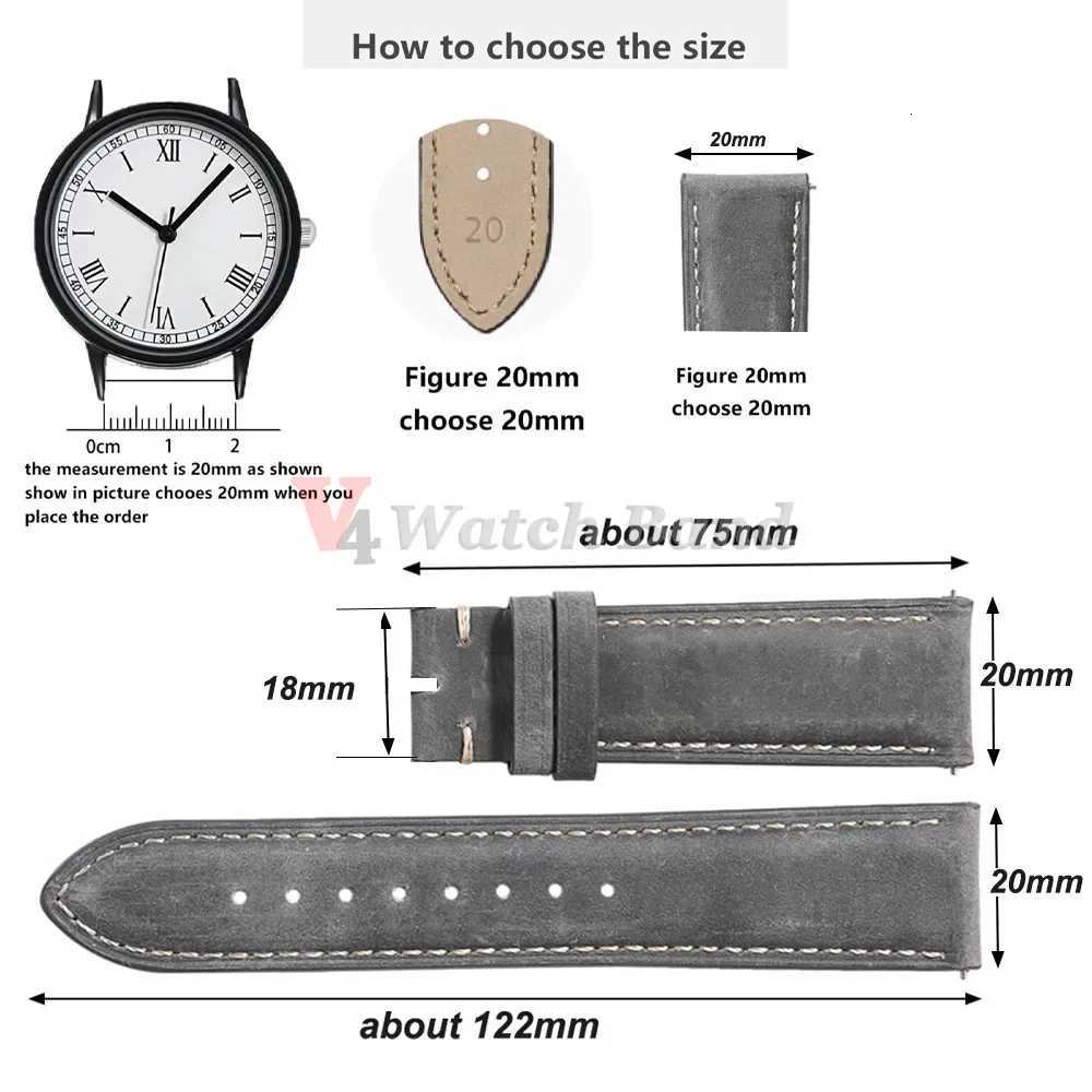 Genuine Calfskin Watchband for Omega Business Watch Band for Seiko 20/22/24mm Butterfly Buckle Stitching Brown Strap 14/16/18mm W250811