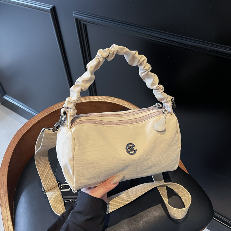Simple Oxford Cloth Handbag Stylish New Crossbody Women's Versatile Daily Shoulder Solid Color Small Bag ddmymoon