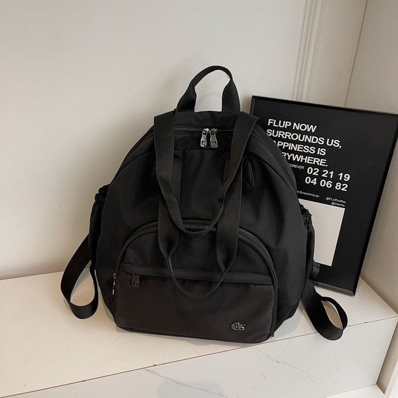 Casual Lightweight Nylon Backpack for Women, New Simple Large Capacity Commuter Travel Bag, Multi-use Handheld and Shoulder Bag ddmymoon