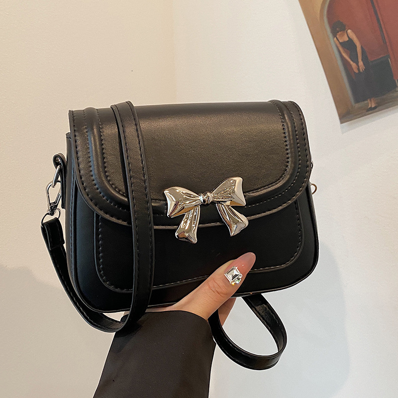 2025 Autumn New Shoulder Bag bag Niche Bow Bag Women s Small Square Bag Autumn New women s Designer Bag New Fashionable Women s Crossbody Bag