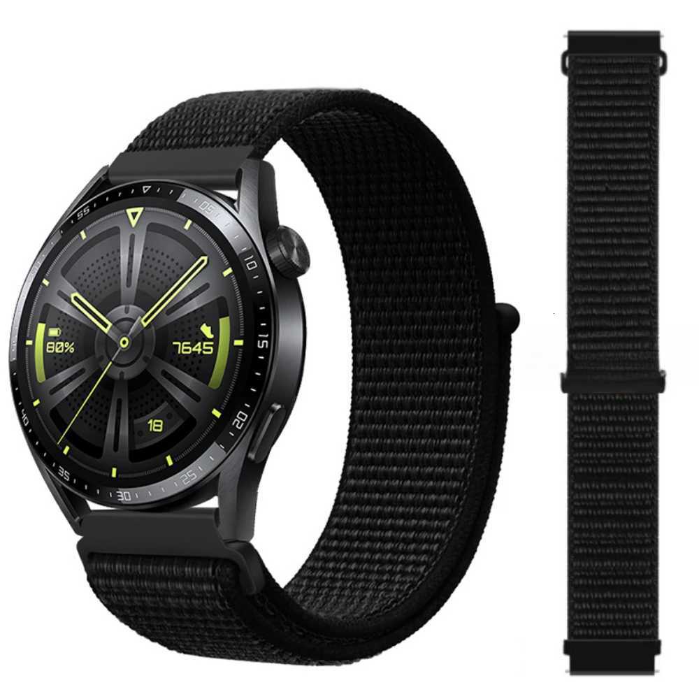22mm 20mm Nylon Loop Strap for Samsung Galaxy Watch 3/4/5/6/Gear S3 Wristband for Huawei Watch 4/GT-2-3-Pro/Amazfit GTR/GTS Belt W250811