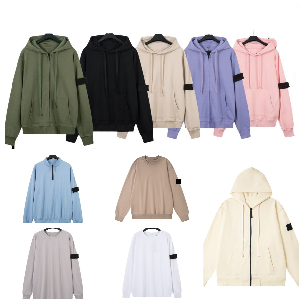 stoones jacket island Mens Hoodie Designer Hoodies Fashion Brand Mens Hoodie Loose Fit Men Women Hip Hop Hoodies Sweatshirt coat b19 c97