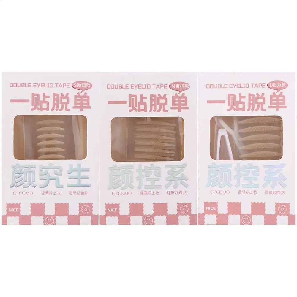 Women Eye Lift Strips Big Eye Lace Eyelid Stickers Invisible Double Eyelid Tape Self-adhesive Fiber Invisible Eye Stickers 250807