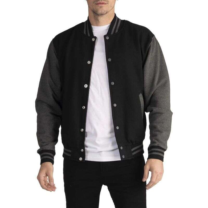 Sweatshirt Plus Veet Cardigan Button Zipper Baseball Casual Men's Jacket