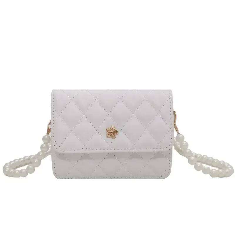 Hot Selling Classic Plaid Chain Bag Fashion PU Leather Shoulder Bags Women Trendy All-Match Crossbody Handbag Korean Style Mini Pouch Designer Bags Pe