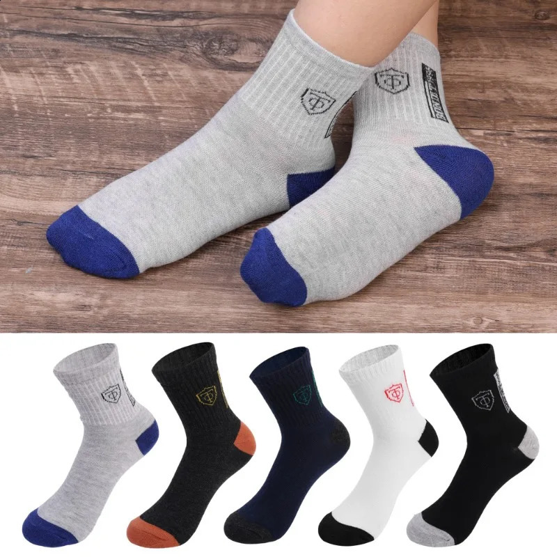 10 pairs Breathable Mens Basketball Crew Socks for Spring and Fall Sweat Absorption Deodorant Sports Stockings 250805