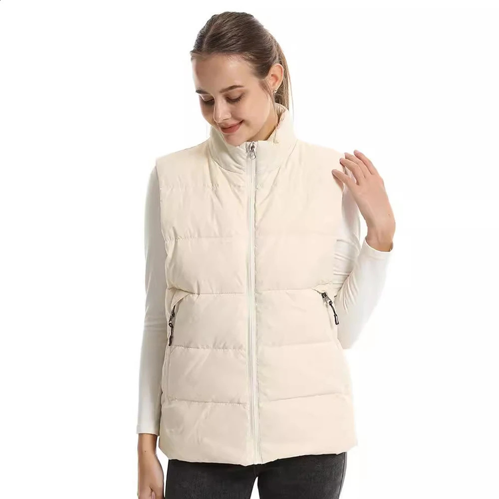 15 Areas Heated Vest Men Women Down Heated Jacket Intelligent USB Electric Heating Thermal Heated Vest Winter Casual Warm Coat 250804