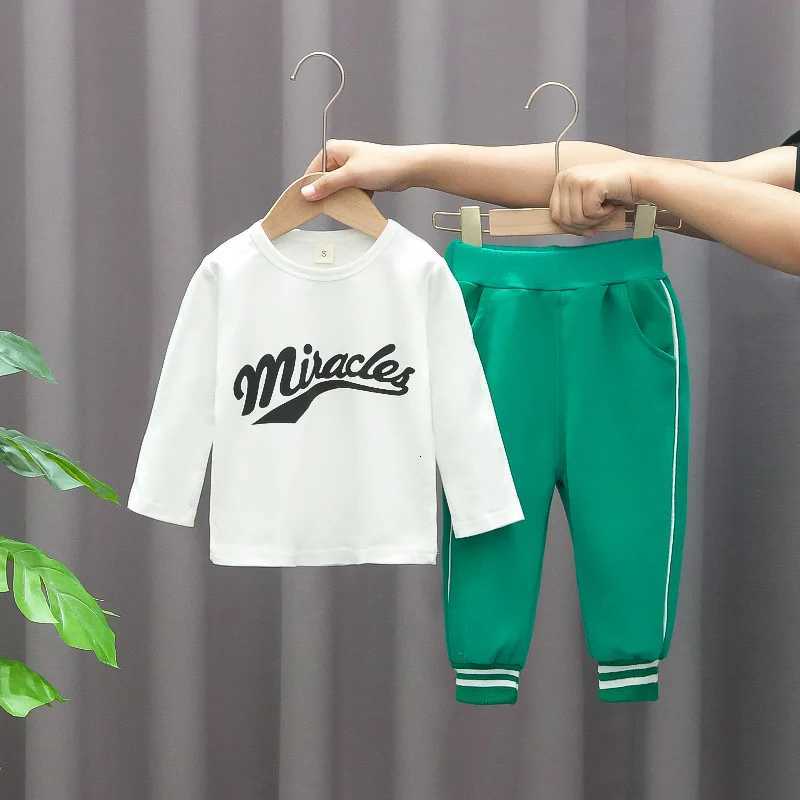 3-piece Set Baseball Coat+T-Shirt+Pants for Kids Boys Girls Spring Autumn Letter Print Sweatshirts Fashion Sports Casual Outfits Clothes Z250811