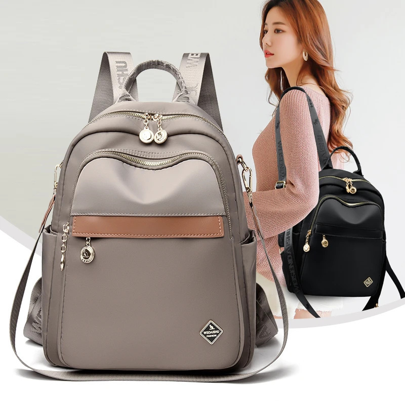 Oxford Cloth for Women 2025 New Fashion Casual Student Bag Large Capacity Travel Ladies Backpack ddmymoon