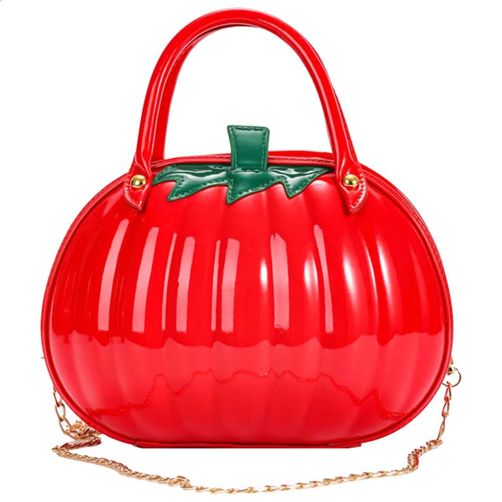Women Pumpkin Shape Handbag Versatile Creative Shoulder Bag Fashion Cute Multifunctional Waterproof Halloween Handbag 250807