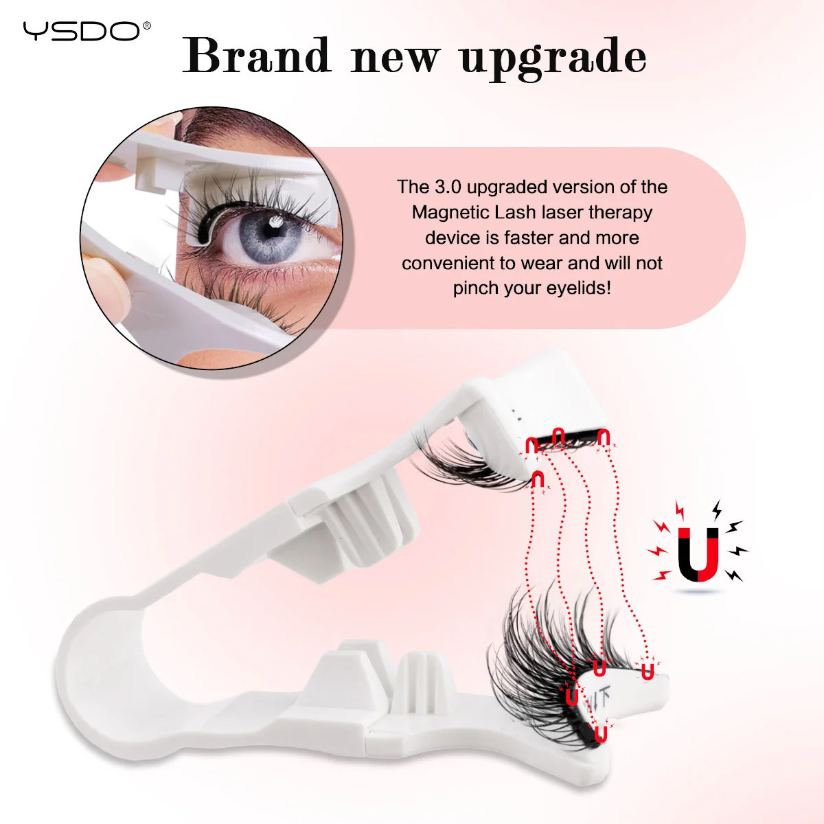 YSDO 1/2 Pairs/Box Magnetic Eyelashes Natural Long Faux 3d Mink Eyelashes Professional No Glue Magnetic False Lashes Tweezer Set 250805