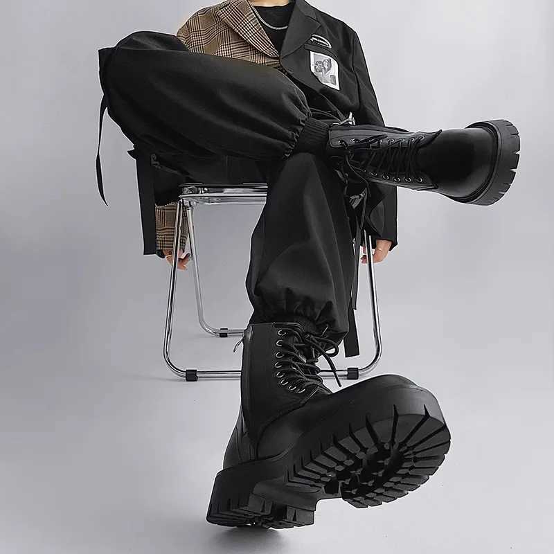 Tactical Boots Men Man Shoes Work and Safety Shoes Dress Booty Man High Heel Ankle Boots Mens Shoe Casual Sneakers Mens Boot W250811