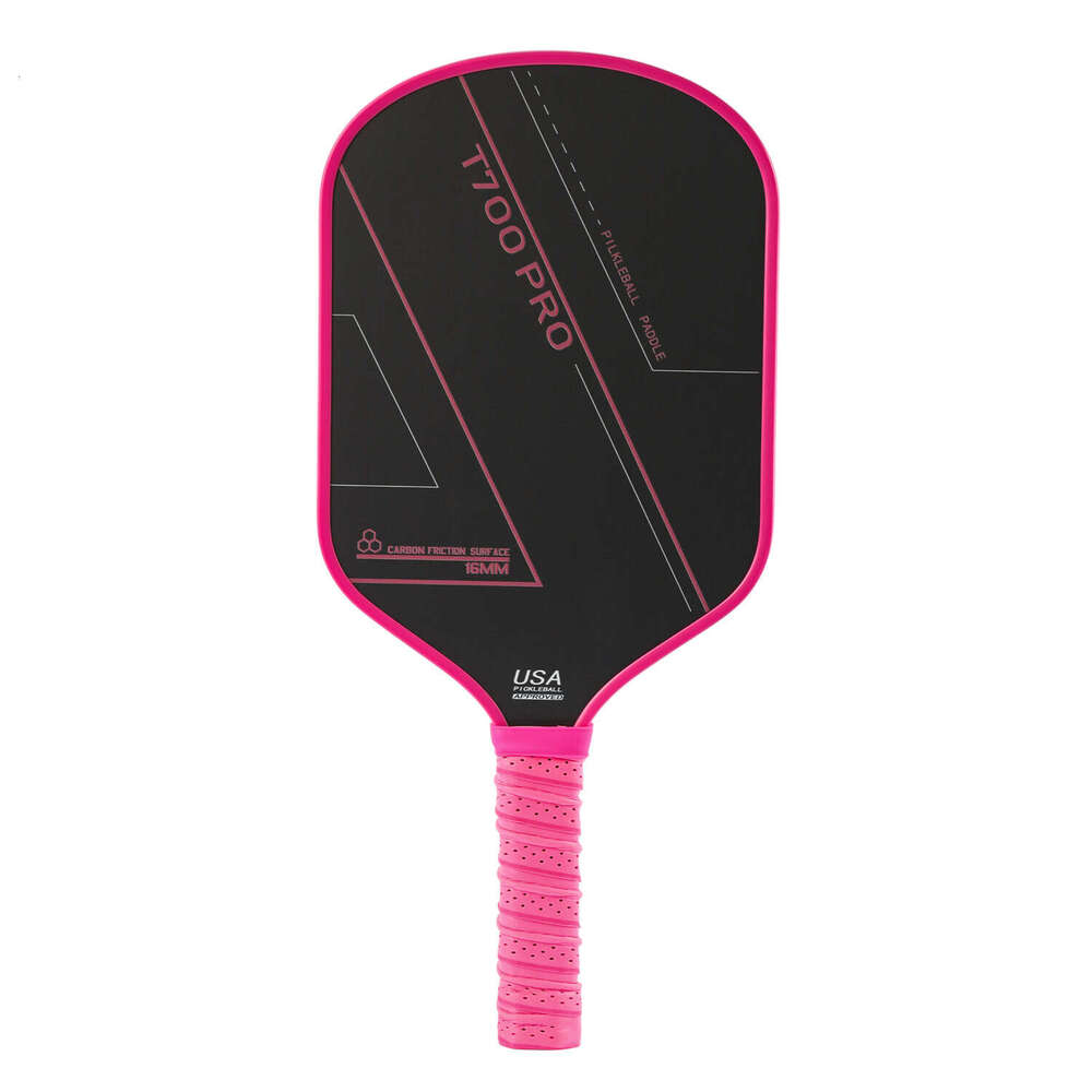 Hot Selling Colorful T700 Carbon Fiber Textured Matte Custom Pattern Rough Pickleball Paddle Board