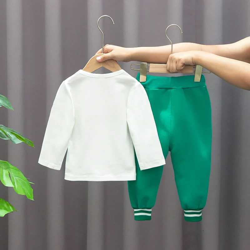 3-piece Set Baseball Coat+T-Shirt+Pants for Kids Boys Girls Spring Autumn Letter Print Sweatshirts Fashion Sports Casual Outfits Clothes Z250811