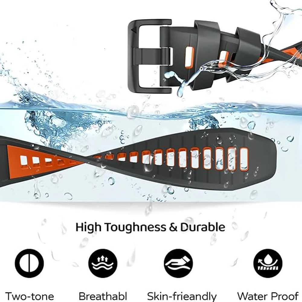 22mm 26mm Silicone Watch Band Strap for Garmin Fenix 7 7X 8 E 6X 6 Pro/Forerunner 970 965 955/Instinct 3 Solar QuickFit Bracelets W250811