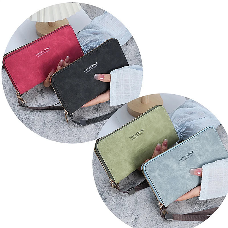 Womens Handheld Long Wallet Square Multifunctional Multi-Layer Zipper Card Bag Coin Bag Organizer Gift 250809