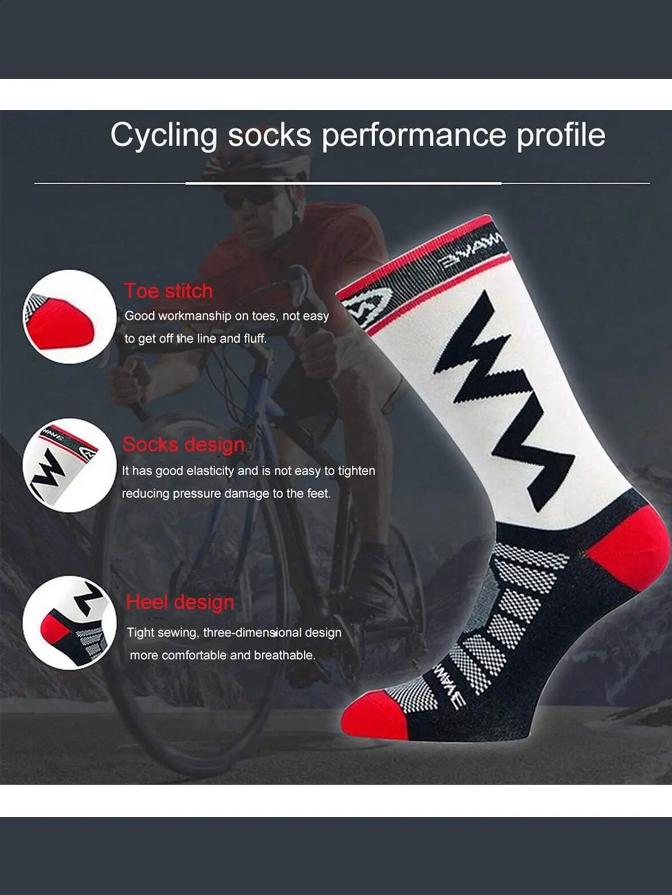 Outdoor running training cycling sports socks outdoor marathon football basketball 250805