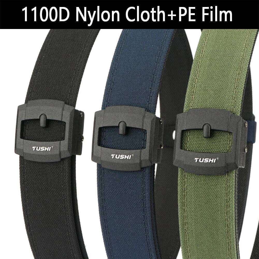 New Men's Outdoor Camouflage Tactical For Men Military Gun Mountaineering Belt Nylon Waist Work IPSC Belts