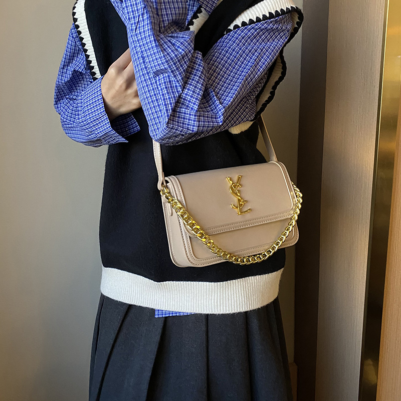 2025 New Style Bag - Women's New Petite Xiaoxiang Style Multi-Functional Elegant Ladies' Tofu Bag Fashion Chain Shoulder Sling Bag free shipping