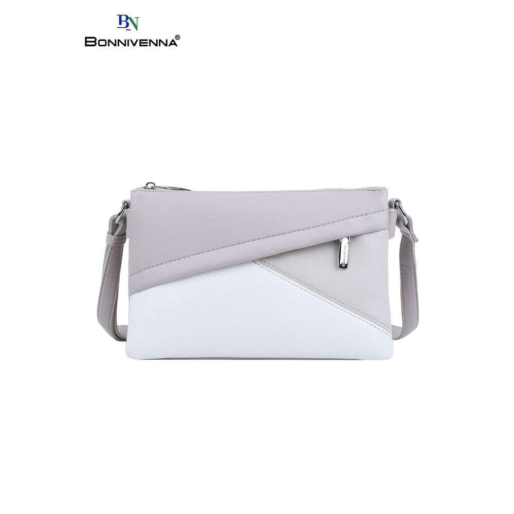 Block Geometric Contrast Color New Handbag Versatile Toiletry Storage Crossbody Bag for Women with a Sense of Sophistication