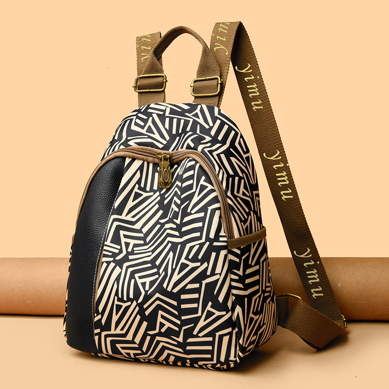 Trendy Printed for Women New Casual Fashion Oxford Cloth Travel Backpack Student School Bag ddmymoon