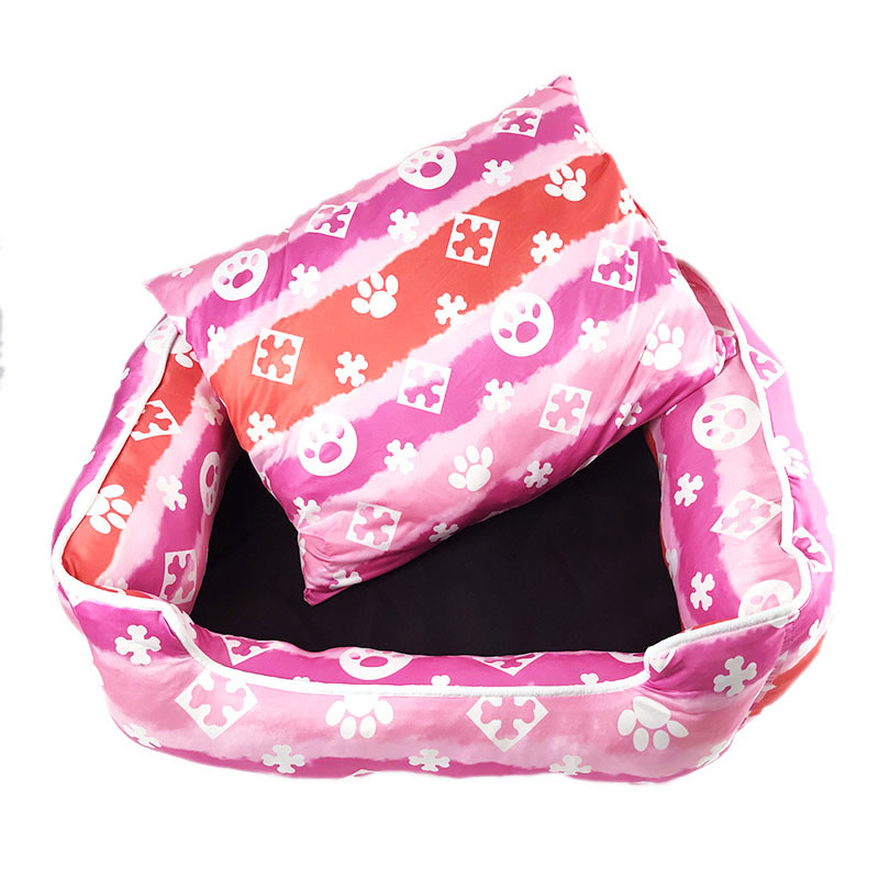 Removable Four Seasons Universal Pet Nests Spring and Autumn Square Nests Winter Warm Dog Nests Cat Nests Thickened Small Dog NestsCat