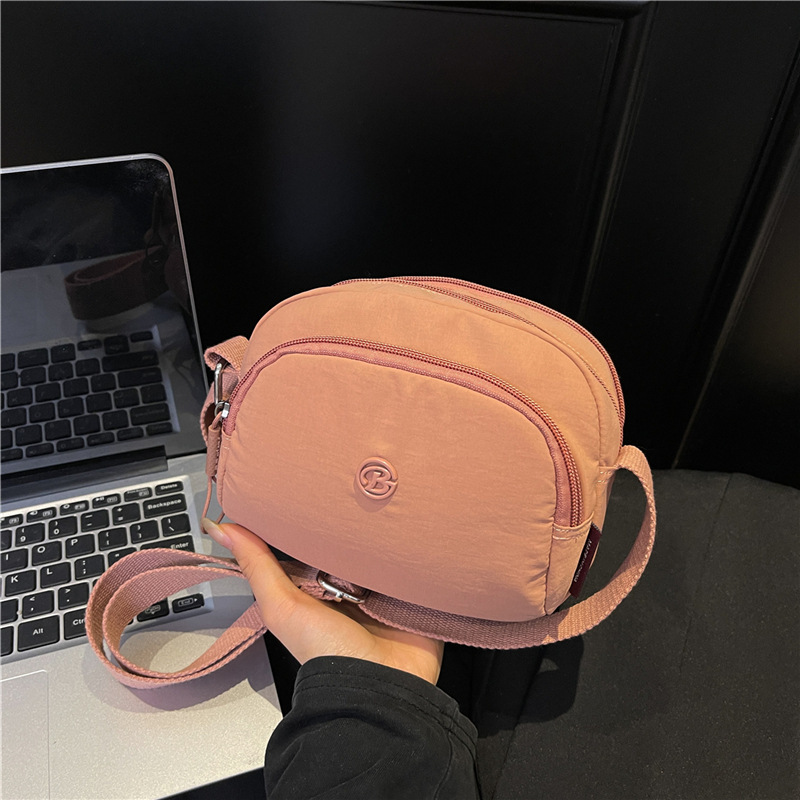 Ultra-light Waterproof Nylon Women's New Trendy Casual Outdoor Sports Crossbody Multi-flap pocket pants Shoulder Bag ddmymoon