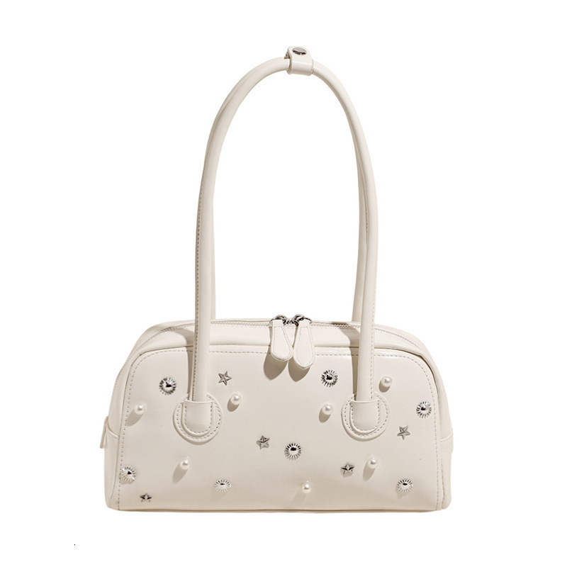 New Women's Urban Simple Trendy High-end Pillow Pearl Versatile Shoulder Bag Women ddmymoon