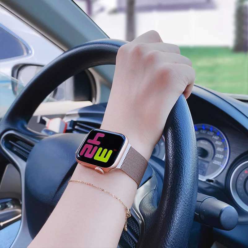 Magnetic Straps For Apple Watch Band 44mm 40mm 45mm 46mm 49mm 42mm 41mm 38mm Belt Bracelet iWatch Series 10 9 3 6 7 8 SE Ultra 2 W250811