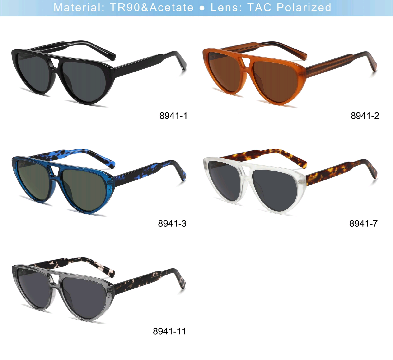 Modern square sunglasses chic stainless steel frames gentlemen's ladies polarized lenses UV protection flexible hinges daily wear shopping pj2