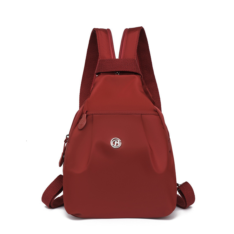 Waterproof Nylon Cloth Women 2025 New Multi-Functional Small Backpack Outdoor casual Chest Crossbody Bag ddmymoon