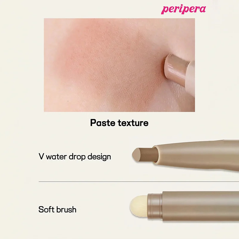 K-Beauty Contour StickContouring Stick with Soft Brush Natural Matte Coverage Smooth Slimming Gradation Bronzer Stick 250811