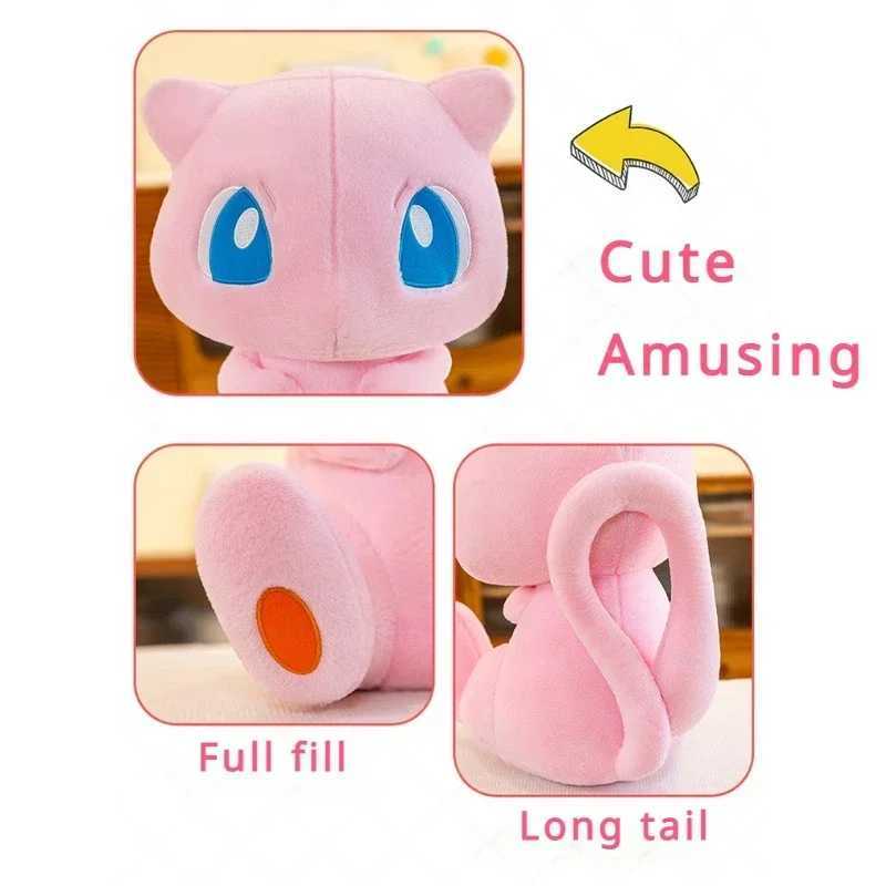 New Large Mew Anime Plush Cute Huge Toys 35CM Mew Doll Cute Stuffed Plushie Gift for Children Birthday Xmas L250811