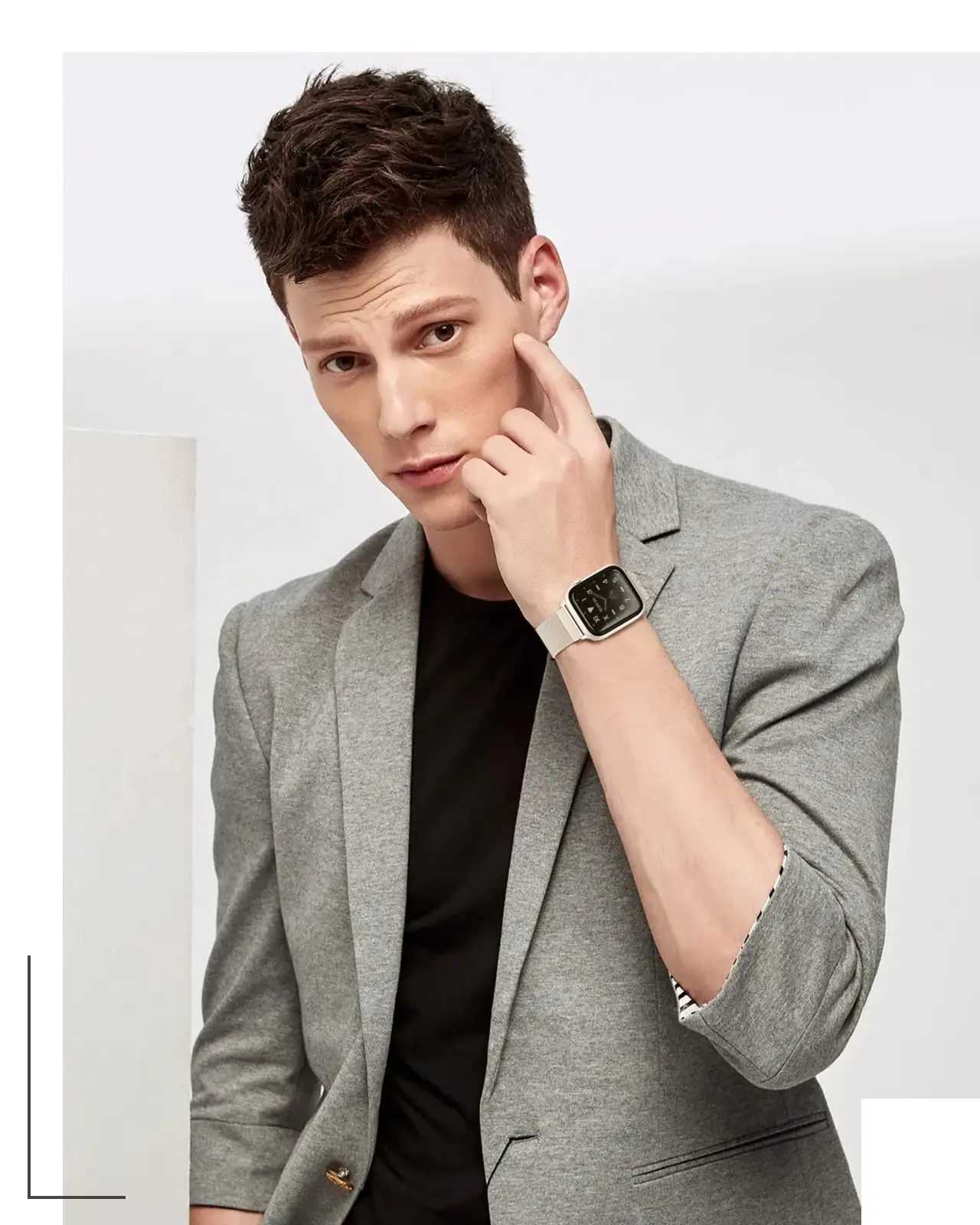 Milanese Strap For Apple Watch Band 44mm 40mm 45mm 49mm 41mm 38mm 42 44 mm Bracelet iWatch Series 9 3 6 5 SE 7 8 10 Ultra 2 Band W250811