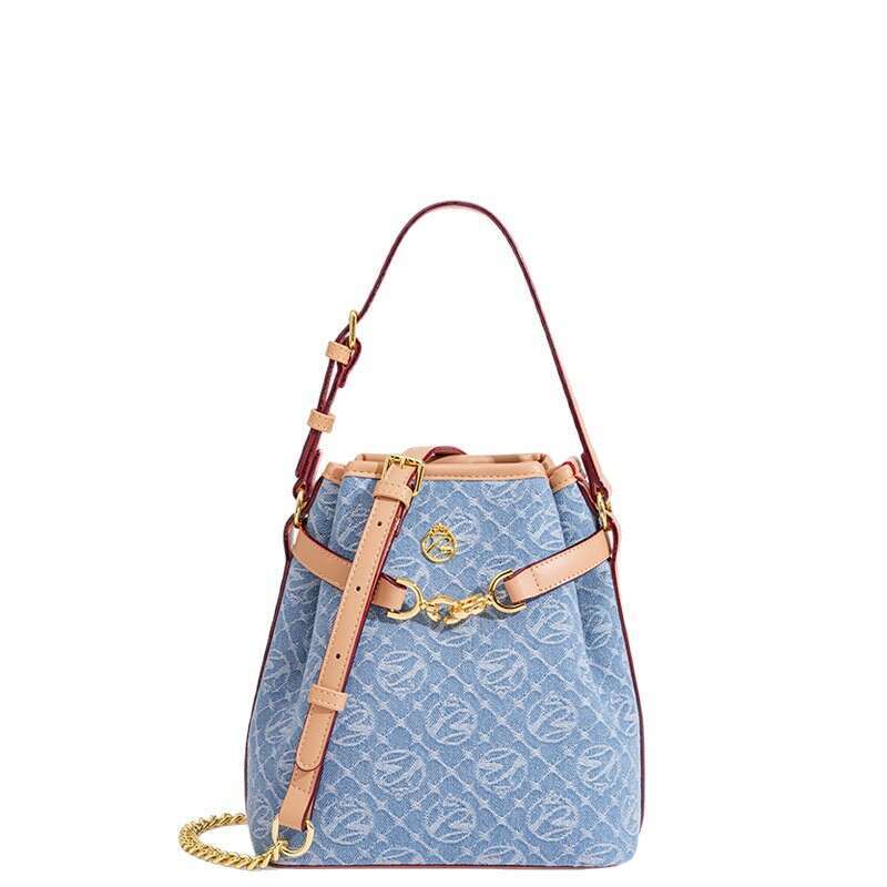 New Commuting Casual Versatile Denim Single Shoulder High-End Handbag Crossbody Bag