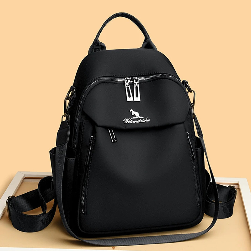 Waterproof Oxford Cloth Backpack for Women, New Simple Lightweight Commuter Large Capacity Backpack, Casual Student School Bag ddmymoon