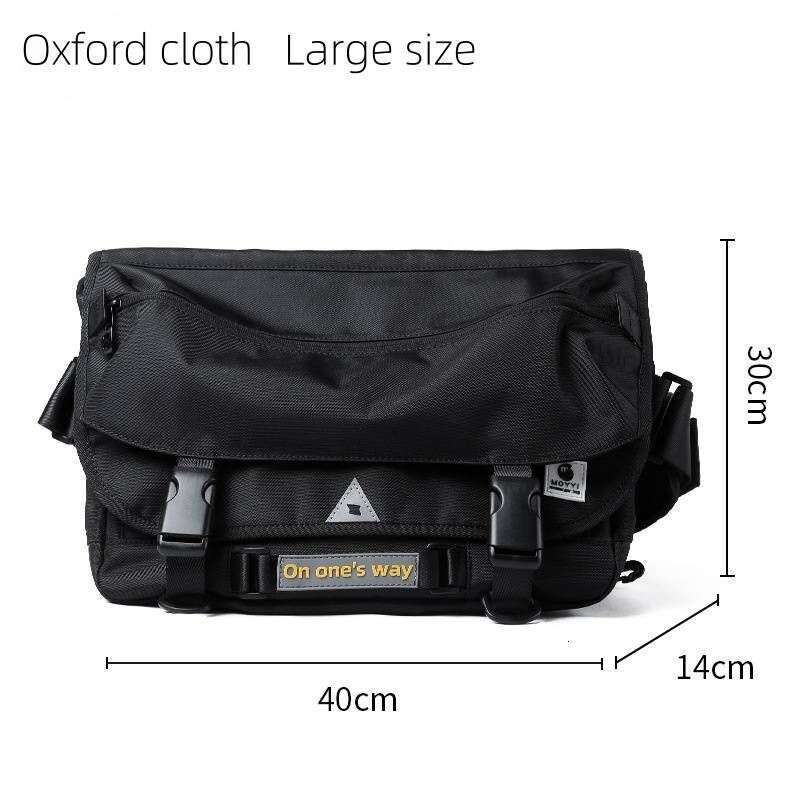 Trendy Trendy Brand Workwear Motorcycle Crossbody Bag, Men's One Shoulder Postman Bag