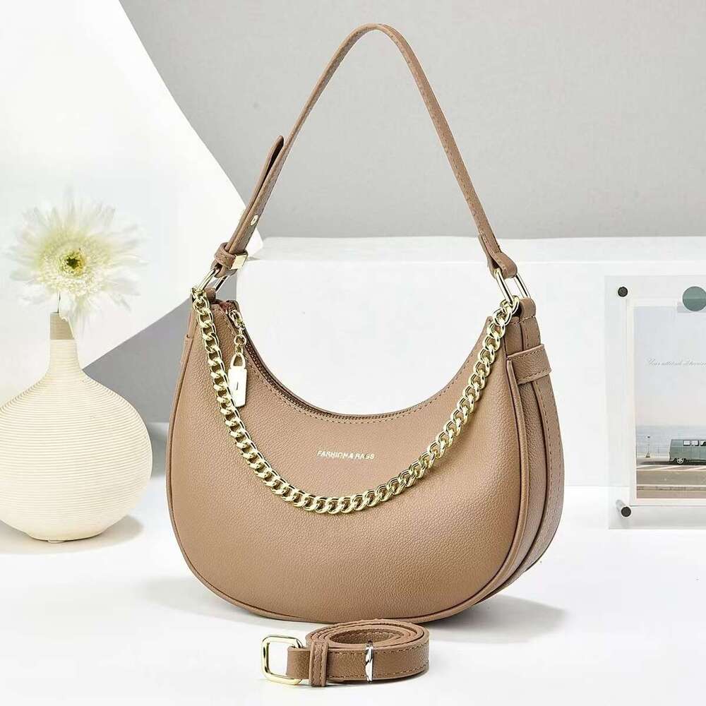 dhessentials Elegant Simple Fashion Trend Niche Dumpling Large Capacity Trendy Personality Women's Bag