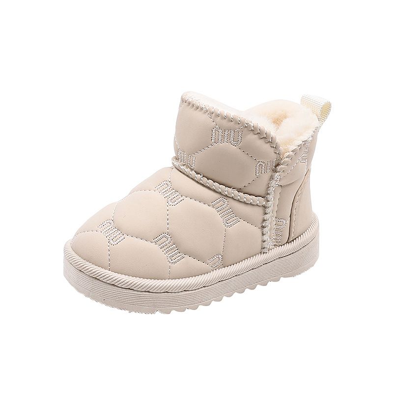 Baby Infant Snow Boots Toddler Winter Shoes Cutefeet Kids Outdoor Warm Plush Boots Windproof Waterproof Little Kid Cotton-padded Shoes Size 19 - 30